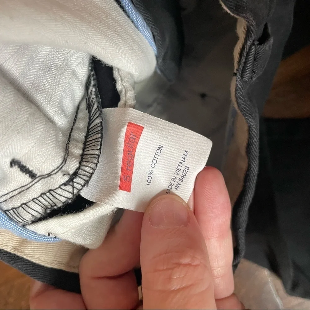 Gap easy fit blue khakis